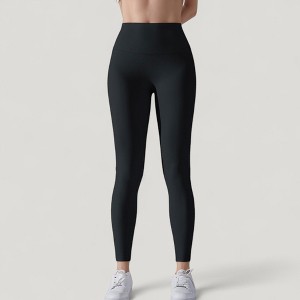 Anna-Kaci Active Women's High Waist Seamless Full Length Leggings with Wide Waistband - 1 of 4