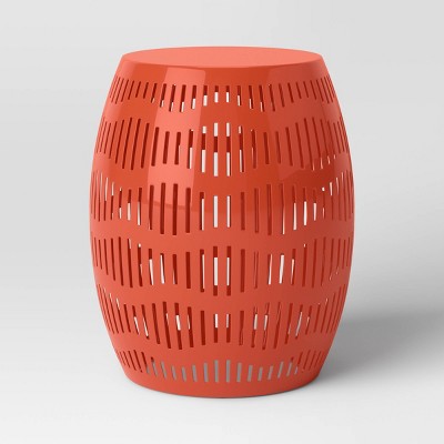 Metal Cutout Round Patio Accent Table - Room Essentials™
