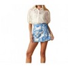 Women's Claudia Floral Print Skort - FLYING TOMATO - 4 of 4