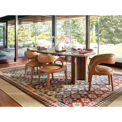 Balsam Kilim Multicolor Handwoven Wool and Cotton Rug, 3' x 5'