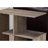 Monarch Specialties Accent Table Side End Narrow Small 3 Tier Living Room Bedroom Laminate Brown Contemporary Modern - 2 of 4