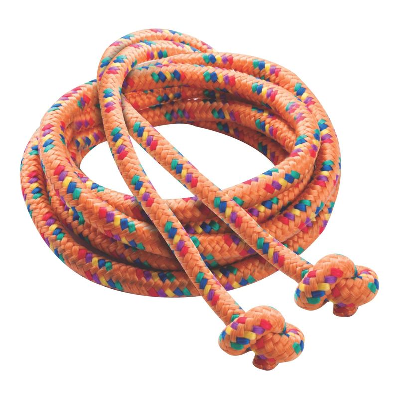 Champion Sports Braided Nylon Jump Rope, Assorted Colors, 8' Length, Pack of 6, 5 of 9