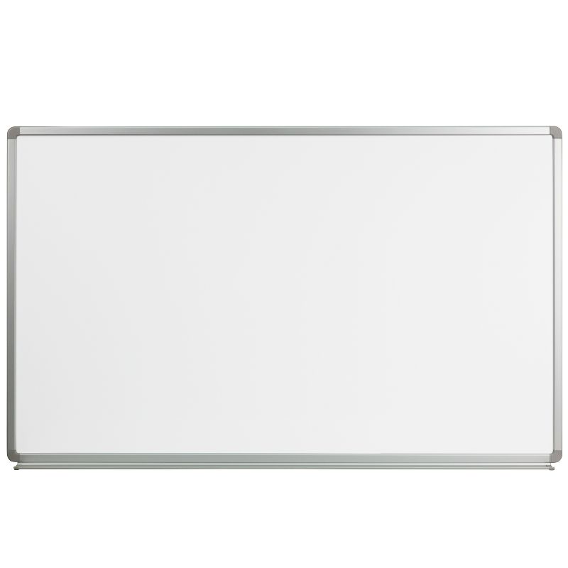 Flash Furniture 5' W x 3' H Magnetic Marker Board, 1 of 4