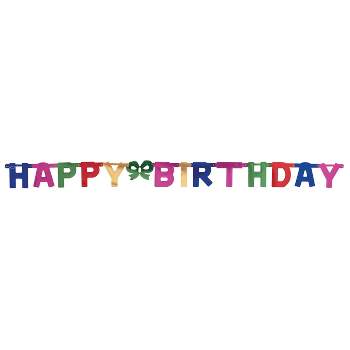 3ct Large Happy Birthday Party Banner