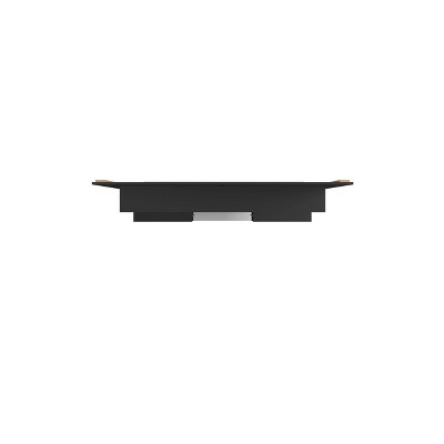 Shimla 64" Black Engineered Wood Floating Entertainment Center