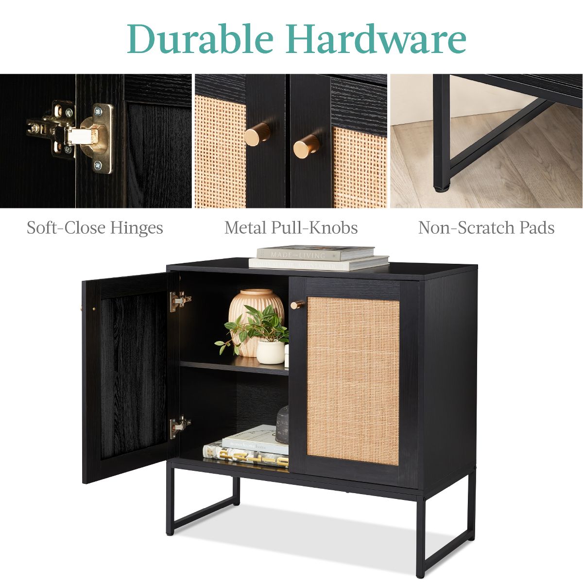 Best Choice Products 2-Door Storage Cabinet - thumbnail 6