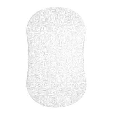 Image of HALO Innovations Bassinest 100% Cotton Fitted Sheet - Pebble