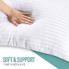 Aghana Digitals Cooling Hotel Pillows Set of 2, Standard Size, 950 Grams Fill - 3 of 4