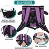 PetAmi Dog Bike Basket, Soft-Sided Ventilated Carrier Backpack, Pet Bicycle Handlebar Puppy Cat Kitten, Car Booster Seat Safety Strap - 4 of 4