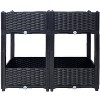 Mlmh & Kngwa 31"W Elevated Planter Garden Box - 2 of 4
