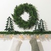 6'L Sullivans Lush Cypress & Berry Garland, Green Christmas Garland - image 4 of 4