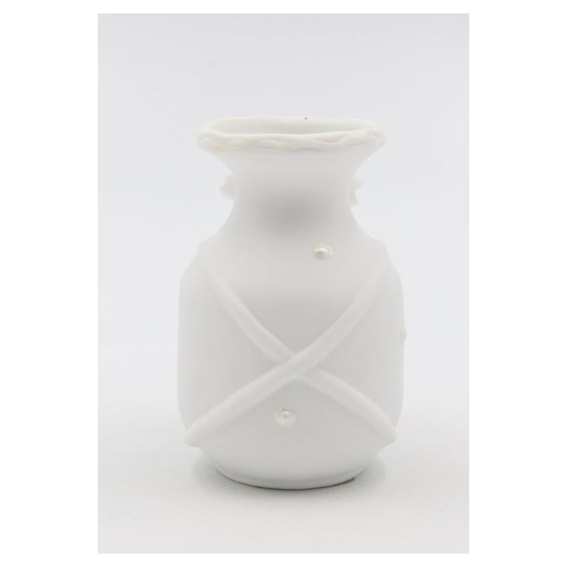 Kevins Gift Shoppe Ceramic Mini Vase with White Flower, 3 of 5