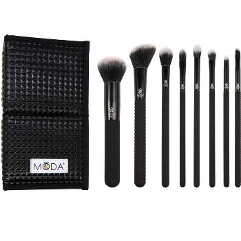 MODA Brush Pro On-The-Go 8pc Makeup Brush Deluxe Gift Kit