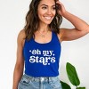 Simply Sage Market Women's Oh My Stars Bold Racerback Tank - 2 of 4