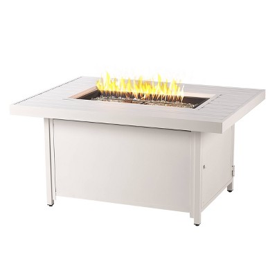 Oakland Living 48" x 36" 55000 BTUs Propane Rectangle Outdoor Fire Table