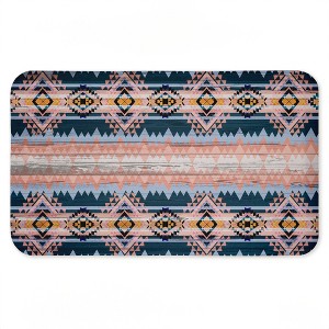 Stupell Industries Geometric Boho Vibe Stripes Printed Anti-Fatigue Floor Mat, design by Jennifer Ellory, 30"x18" - 1 of 4