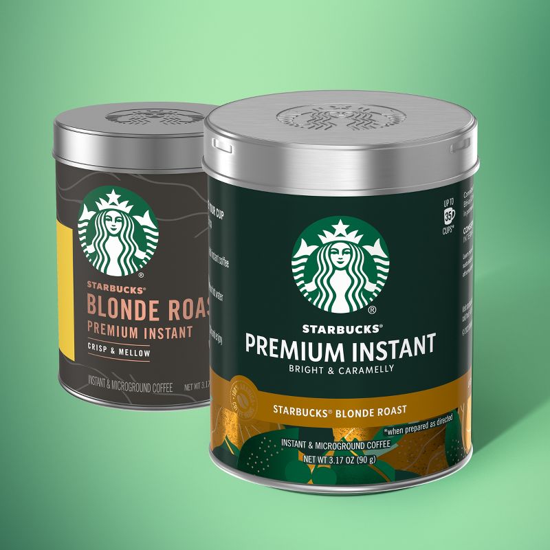 Starbucks Premium Blonde Light Roast Instant Coffee - 3.17oz, 3 of 12