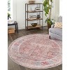 Unique Loom Nostalgia Euphoria Border Washable Indoor Flatweave Woven Area Rug - 3 of 4