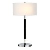 Hudson and Canal 25" Tall 2-Light Table Lamp with Fabric Shade - 4 of 4