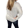 Women's Floral Chevron Cowlneck Sweater - honeyme - 2 of 2
