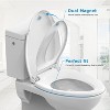 Toilet Seats Elongated,Extra Long Toilet Seat,Built-In Potty Training Seat for Toddlers, Easy Installation & Release with Hardware - 3 of 4