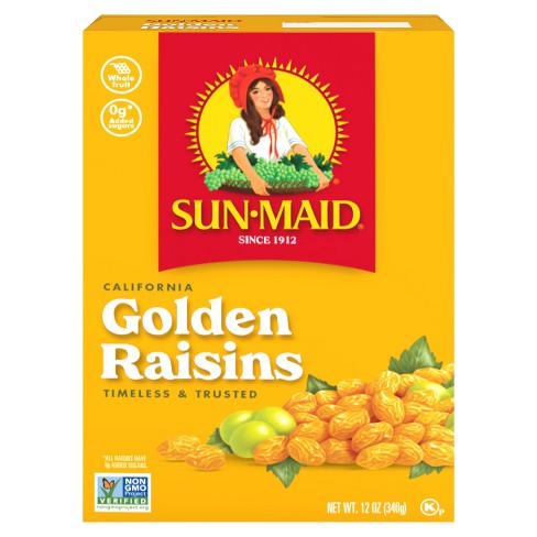 Sun-Maid California Golden Raisins Box - 12oz - image 1 of 3