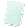 Hearth & Harbor Bathroom Rugs, Ultra Soft Velvet Memory Foam Bath Mats with PVC Backing - 3 of 4