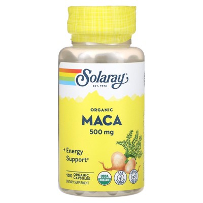 SOLARAY Maca Root 500 mg | Healthy Balance, Energy, Vitality & Libido Support | 100 VegCaps