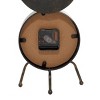 11"x7" Metal Standing Stopwatch Clock Brown - Olivia & May: Silent, Tripod Base, Contemporary Tabletop - 4 of 4