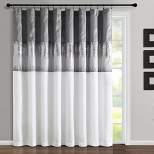 Home Boutique Night Sky Window Curtain Panel Gray/White Single 100x84