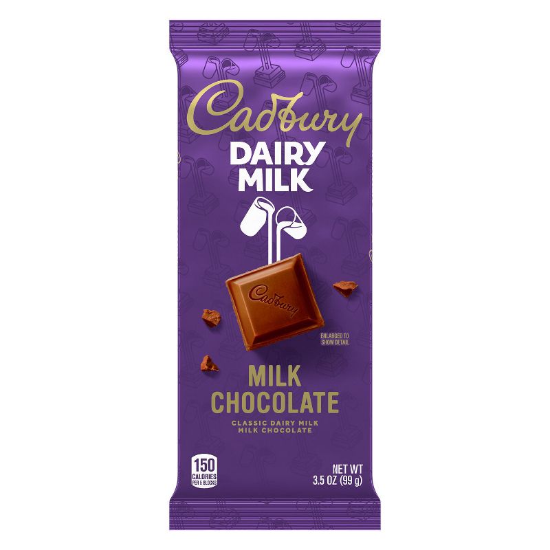 Cadbury Dairy Milk Chocolate Candy - 3.5oz, 1 of 7