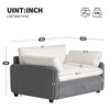 MYINDA Oversized Single Sofa Chair,Wide and Deep Seat Accent Chair,for Living Room,Apartment,Bedroom,Dark Gray - 2 of 4