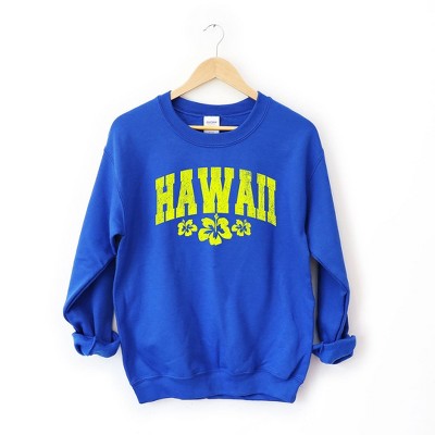 Simply Sage Market Women's Graphic Sweatshirt Hawaii Varsity Grunge