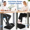 Paaaawaters foot rest,foot rest for under desk at work,Comfortable Footrest with 2 Adjustable Heights & removable cover - 3 of 4
