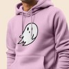Dalix Giant Ghost Embroidered Hoodie Soft Fleece Hood Sweatshirt Mens - 4 of 4