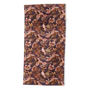Marta Barragan Camarasa 2Pink tropical birds landscape Beach Towel - Deny Designs - 1 of 2