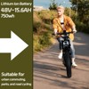Motorcycle-Style Electric Bicycle - Electric Commuter Bike, Electric City Bike, Eco Friendly Bike, Electric Pedal Bike, and Battery Powered Bike - 4 of 4