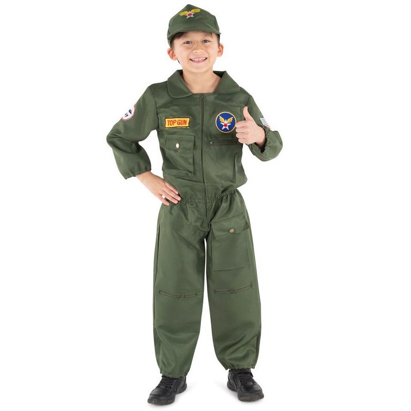 Dress Up America Top Gun Costume - Air Force Fighter Pilot Costume, 4 of 6