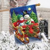 Dashing Through the Snow Winter House Flag 40" x 28" Briarwood Lane - image 4 of 4