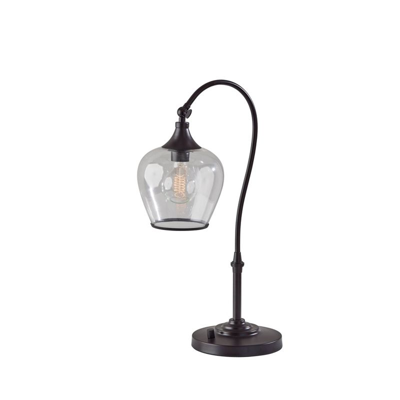 Bradford Desk Lamp (Includes Light Bulb) Dark Bronze - Adesso, 1 of 12