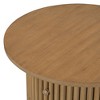 CAVINAS Modern Wooden Side Table Square Coffee Table with 4 Storage Drawers, End Table for Living Room, Bedroom - 4 of 4
