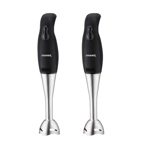Courant 2-pack 2-speed Hand Blender With Stainless Steel Leg - Black :  Target