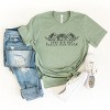 Simply Sage Market Leave Her Wild Floral Short Sleeve Tee - S - Sage - 2 of 4