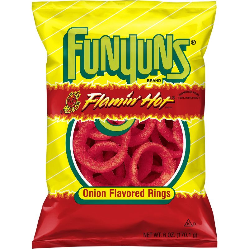 Funyuns Flamin Hot Onion Flavored Rings - 6oz, 1 of 8