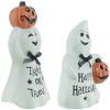 Northlight Ghost and Pumpkin "Happy Halloween" and "Trick or Treat" Figurines - 7.75" - Set of 2 - 3 of 4