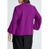 ELOQUII Women's Plus Size Balloon Sleeve Collared Blouse - 3 of 4