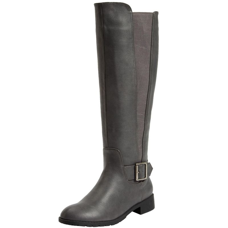 Comfortview Wide Width Milan Wide Calf Boot Tall Knee-High Women's Winter Shoes, 1 of 2