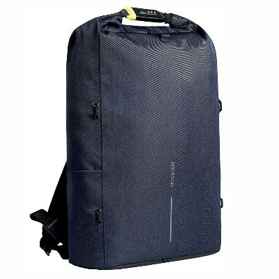 XD Design Bobby Urban Lite Anti Theft Laptop Travel Backpack with Shoulder Strap, Detachable Elastic Net, Bottle Holder and RFID Protection, Navy Blue