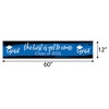 Big Dot of Happiness Blue 2025 Graduation Party Decorations Party Banner - 2 of 4
