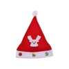 Unique Bargains Christmas Hat Polyester Red 10.24"x13.78" 1 Pc - 4 of 4